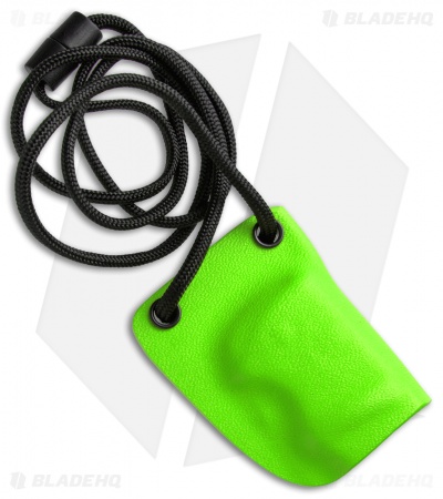 Linos Kydex Sheath for Boker Kalashnikov w/ Neck Cord - Neon Green