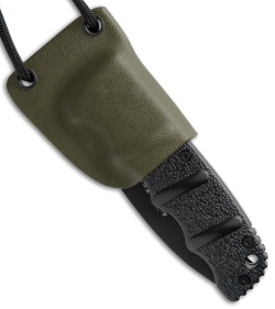 Linos Kydex Sheath for Boker Kalashnikov w/ Neck Cord -  OD Green