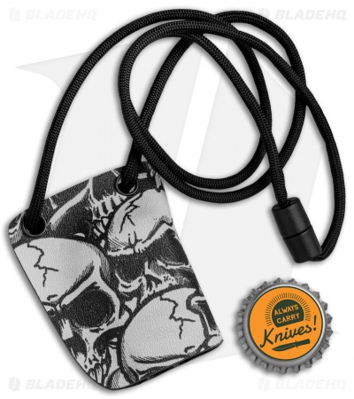 Linos Kydex Skull Sheath for Boker Kalashnikov Knife w/ Black Neck Cord KALS