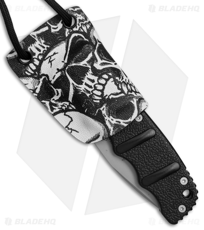 Linos Kydex Skull Sheath for Boker Kalashnikov Knife w/ Black Neck Cord KALS