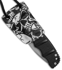 Linos Kydex Skull Sheath for Boker Kalashnikov Knife w/ Black Neck Cord KALS