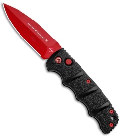 Boker Black Widow Kalashnikov Dagger Automatic Knife (3.25" Red D2)