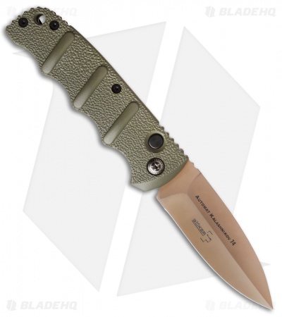 Boker Desert Warrior Left-Hand Kalashnikov Dagger Automatic (3.25" Copper D2)