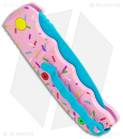 Boker Mini Dessert Warrior® Kalashnikov Dagger Automatic Knife (2.5" Blue) Donut