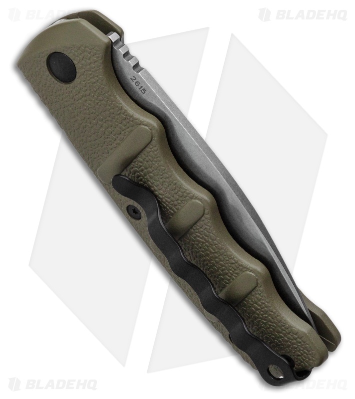 Boker Kalashnikov Automatic Knife OD Green (3.25" XHP Stonewash)
