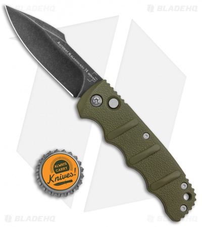 Boker Kalashnikov Harpoon Automatic Knife OD Green (3.25" Smokewash D2)
