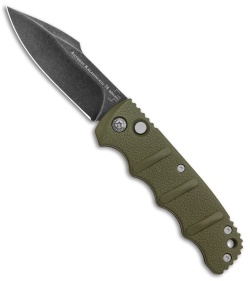 Boker Kalashnikov Harpoon Automatic Knife OD Green (3.25" Smokewash D2)