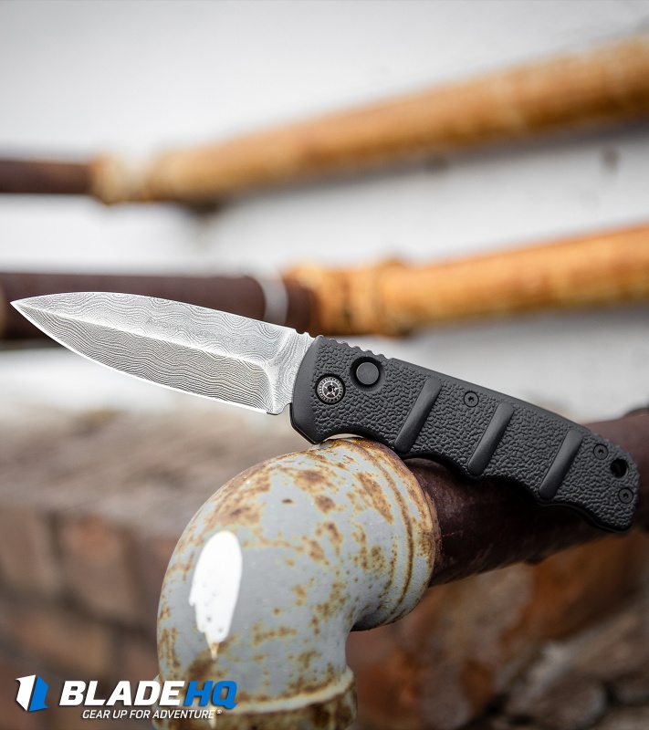Boker Kalashnikov Limited Edition Dagger Automatic Knife (3.25" Damascus)