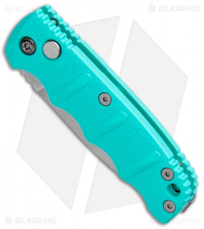 Boker Mini Kalashnikov Dagger Automatic Knife Tyranny Teal (2.5" Stonewash)