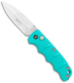 Boker Mini Kalashnikov Dagger Automatic Knife Tyranny Teal (2.5" Stonewash)