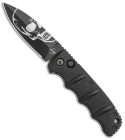 Boker Skull Kalashnikov Dagger Automatic Knife (3.25" Black D2)