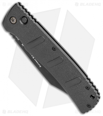 Boker XXL Kalashnikov Automatic Knife, Black + Black Bowie