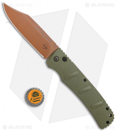 Boker XXL Kalashnikov Desert Warrior Bowie Automatic Knife (4.75" Copper D2)