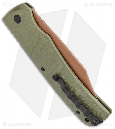 Boker XXL Kalashnikov Desert Warrior Bowie Automatic Knife (4.75" Copper D2)