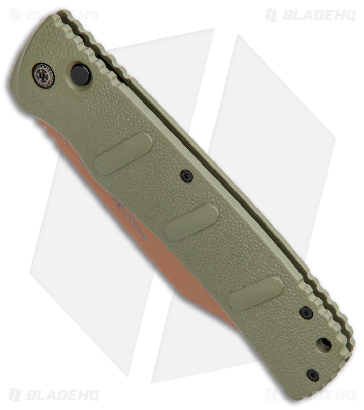 Boker XXL Kalashnikov Desert Warrior Bowie Auto Knife (4.75" Copper D2)