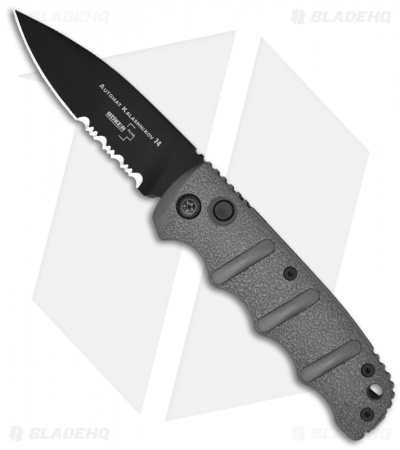 Boker Kalashnikov Automatic Knife Gray (3.25" D2 Black Serr)