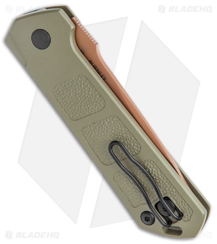 Boker Burnley Kihon Desert Warrior Drop Point Automatic Knife (3.3" Copper D2)