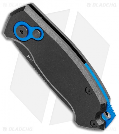 Boker Vox Kompakt CA Legal Automatic Knife (1.9" Black D2)