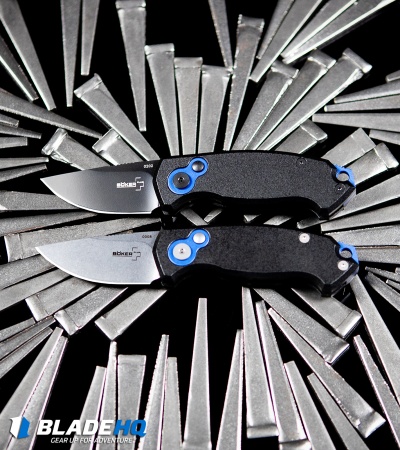 Boker Vox Kompakt CA Legal Automatic Knife (1.9" Black D2)