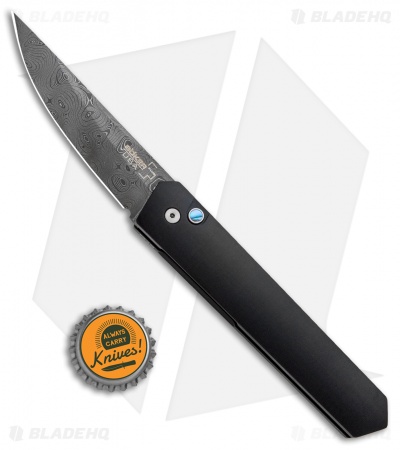 Boker Burnley Kwaiken Automatic Knife Black (3.5" Damascus) 06EX293DAM Pro-Tech 