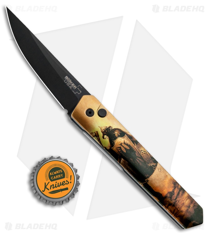 Boker Burnley Kwaiken - Automatic Knife | Frank Frezetta Death Dealer