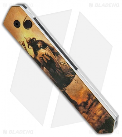 Boker Burnley Kwaiken Automatic Knife Frank Frazetta Series DD (3.5" Black) 