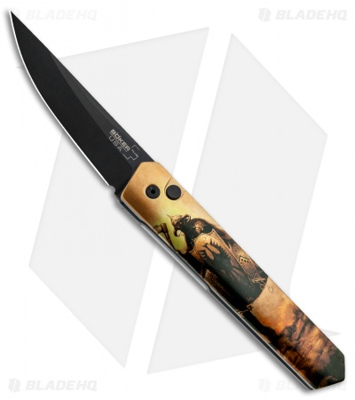 Boker Burnley Kwaiken Automatic Knife Frank Frazetta Series DD (3.5" Black) 