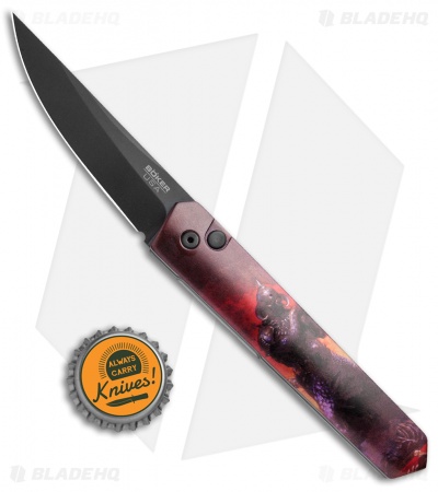 Boker Burnley Kwaiken Automatic Knife Frank Frazetta Series DD3 (3.5" Black) 