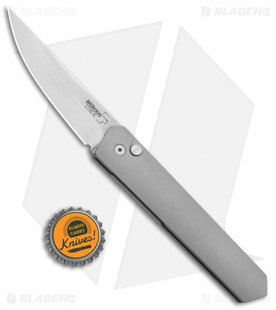 Boker Burnley Kwaiken Automatic Knife Gray (3.5" SW 154CM) 06EX290 Pro-Tech