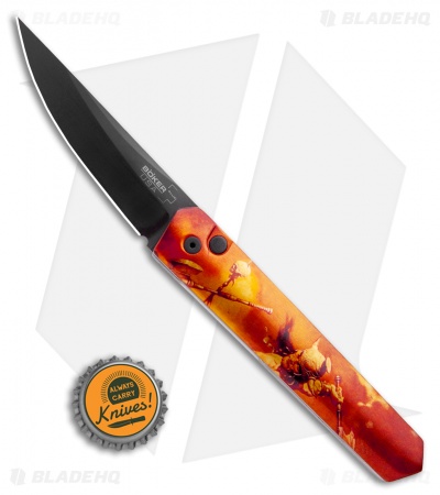 Boker Burnley Kwaiken Automatic Knife Frank Frazetta Series LE Red (3.5" Black) 