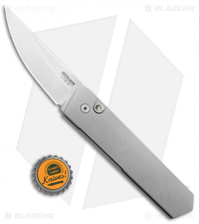Boker Burnley Kwaiken Compact Automatic Knife Gray Prototype (3" SW) Blade 2019