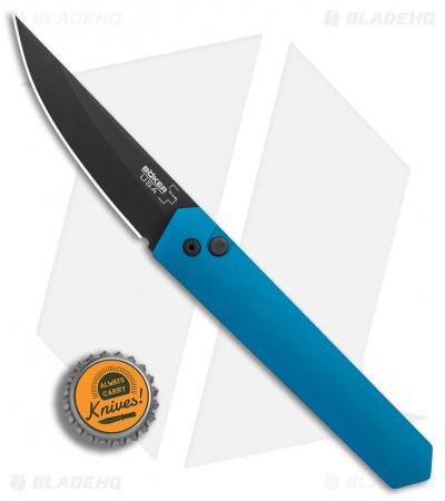 Boker Burnley Kwaiken Automatic Knife Blue (3.5" Black) Pro-Tech 