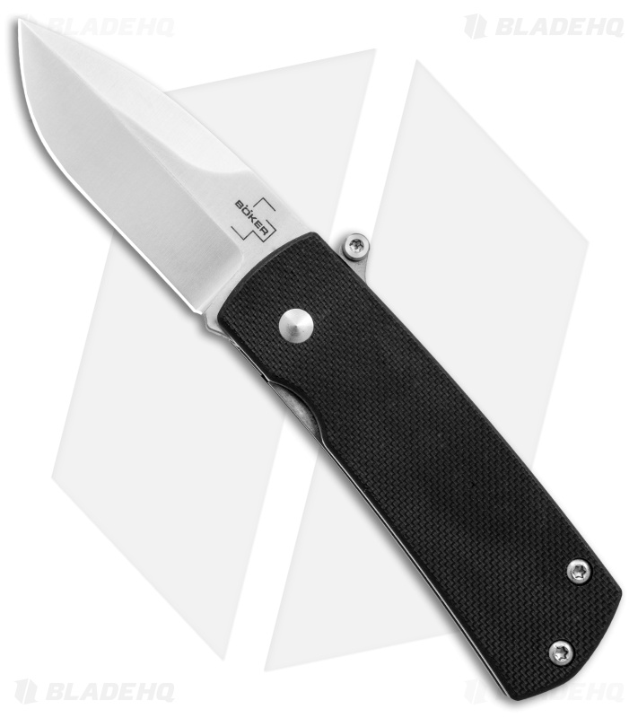 Boker Plus Shamsher Automatic Liner Lock Knife Black G-10 (1.9" Satin) 01BO361