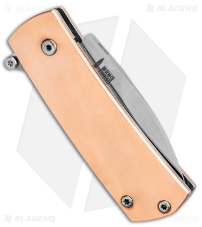 Boker Plus Shamsher Automatic Liner Lock Knife Copper (1.9" Satin) 01BO362