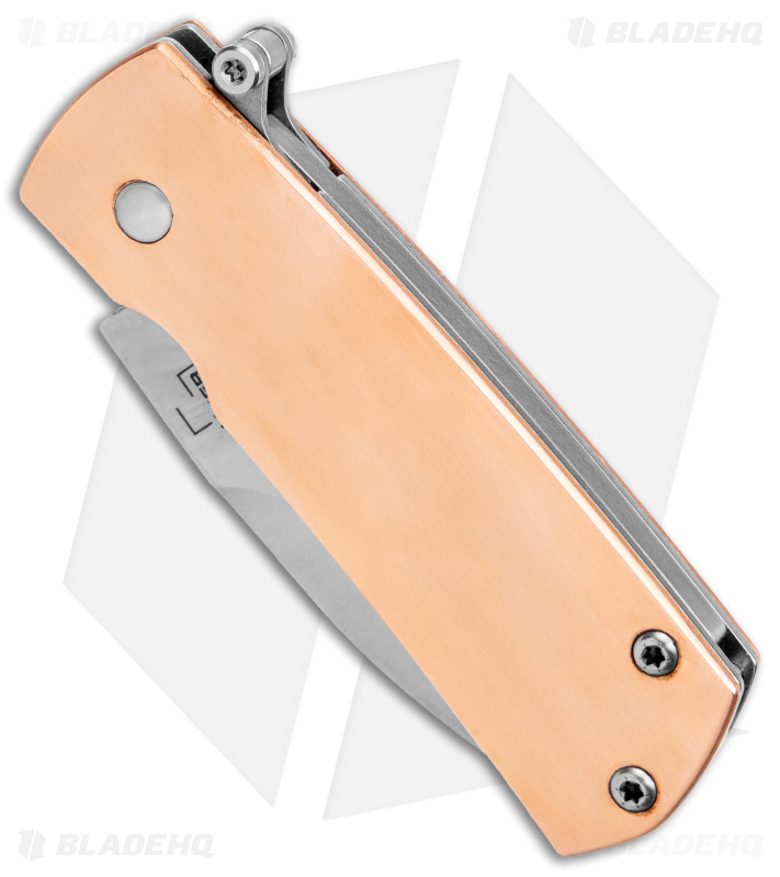 Boker Plus Shamsher Automatic Liner Lock Knife Copper (1.9" Satin) 01BO362