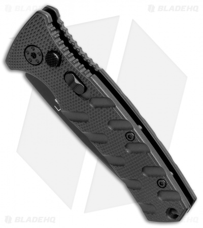 Boker Mini Strike Automatic Knife Black Aluminum (2.6" Black D2)