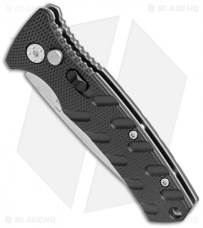 Boker Mini Strike Automatic Knife Black Aluminum (2.6" Stonewash D2)
