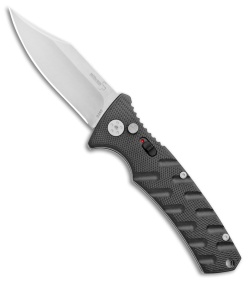 Boker Plus Strike Bowie Automatic Knife Black (3.25" Stonewash D2)