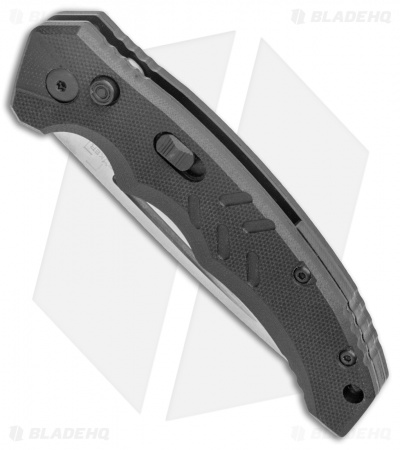 Boker Plus Intention II Automatic Knife Black  G-10 (3.25" Stonewash) 01B0482