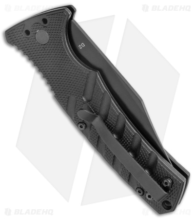 Boker Plus Strike Bowie Automatic Knife Black (3.25" Black )