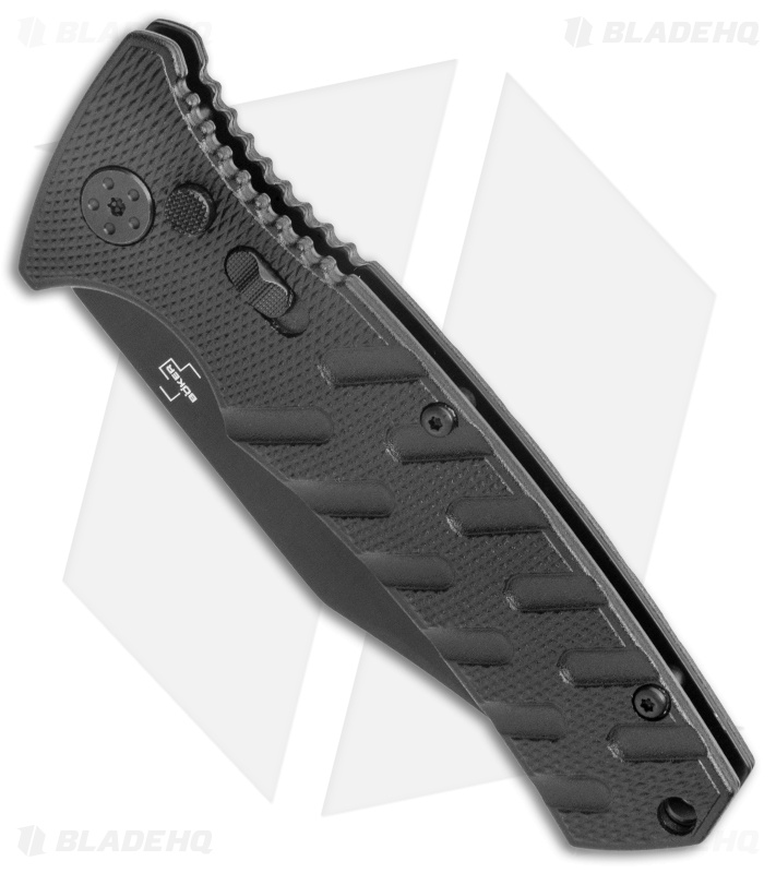 Boker Plus Strike Bowie Automatic Knife Black (3.25" Black )