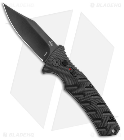 Boker Plus Strike Bowie Automatic Knife Black (3.25" Black )
