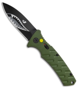 Boker Warhawk Strike Dagger Automatic Knife Black (3.25" Black D2)