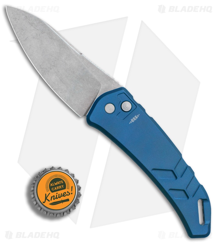 BRS Warhead Automatic Knife Blue (3.12" Stonewash)