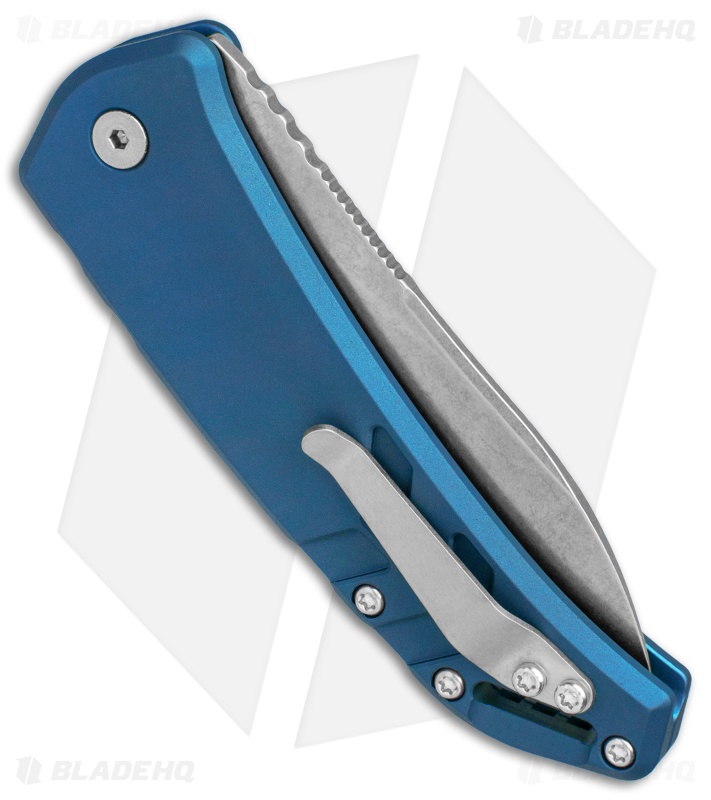 BRS Warhead Automatic Knife Blue (3.12" Stonewash)