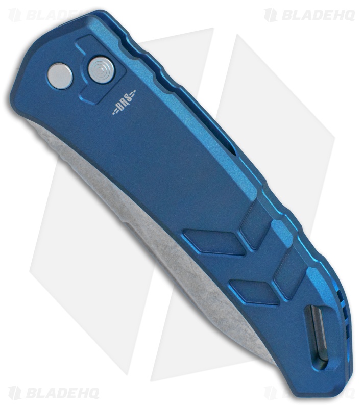 BRS Warhead Automatic Knife Blue (3.12" Stonewash)