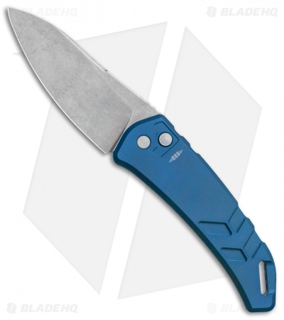 BRS Warhead Automatic Knife Blue (3.12" Stonewash)
