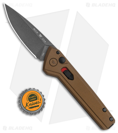 Buck Deploy Automatic Knife Burnt Bronze (3" Gray) 0838BRS1