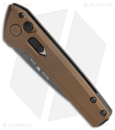 Buck Deploy Automatic Knife Burnt Bronze (3" Gray) 0838BRS1