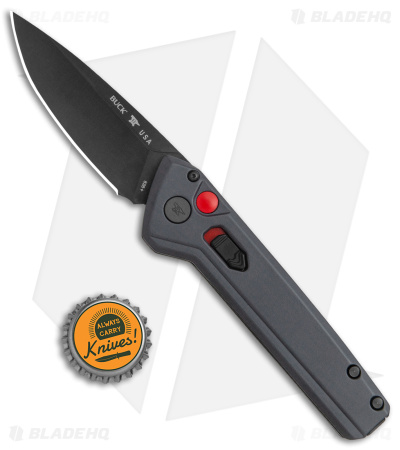 Buck Deploy Automatic Knife Sniper Gray (3" Black) 0838GYS1